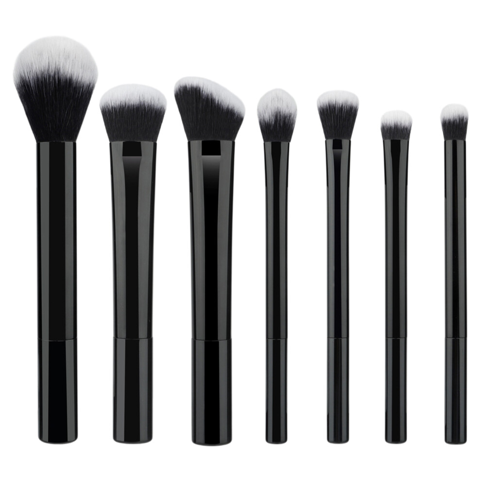 Black Makeup Brush Foundations Powder Blusher Eyeshadow-All