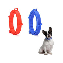 Pack of 2 Flea Collar for Dogs and Cats Adjustable 62 cm, All Sizes