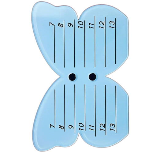 Eyelash Extension Stand Butterfly Shape-blue digital butterf