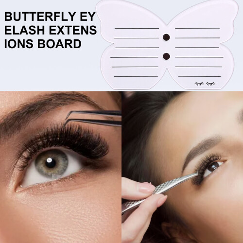 Eyelash Extension Stand Butterfly Shape-blue digital butterf 1
