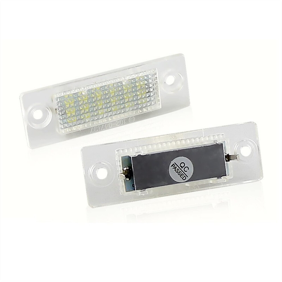 12V Car License Plate Lamp 2Pack Compatible With Touran Golf Caddy Jetta Mk5 T5 Passat Cimousint Superb Light 9119770190178