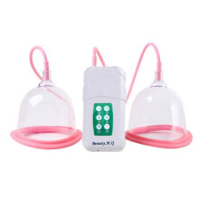 Breast Enhancement Pump Vacuum Suction Cup Electric Massager 15x7cm