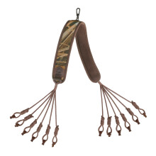Camouflage duck harness, nonslip carrying bag for waterfowl, with 12 drops (bird carrying strap) bird harness.