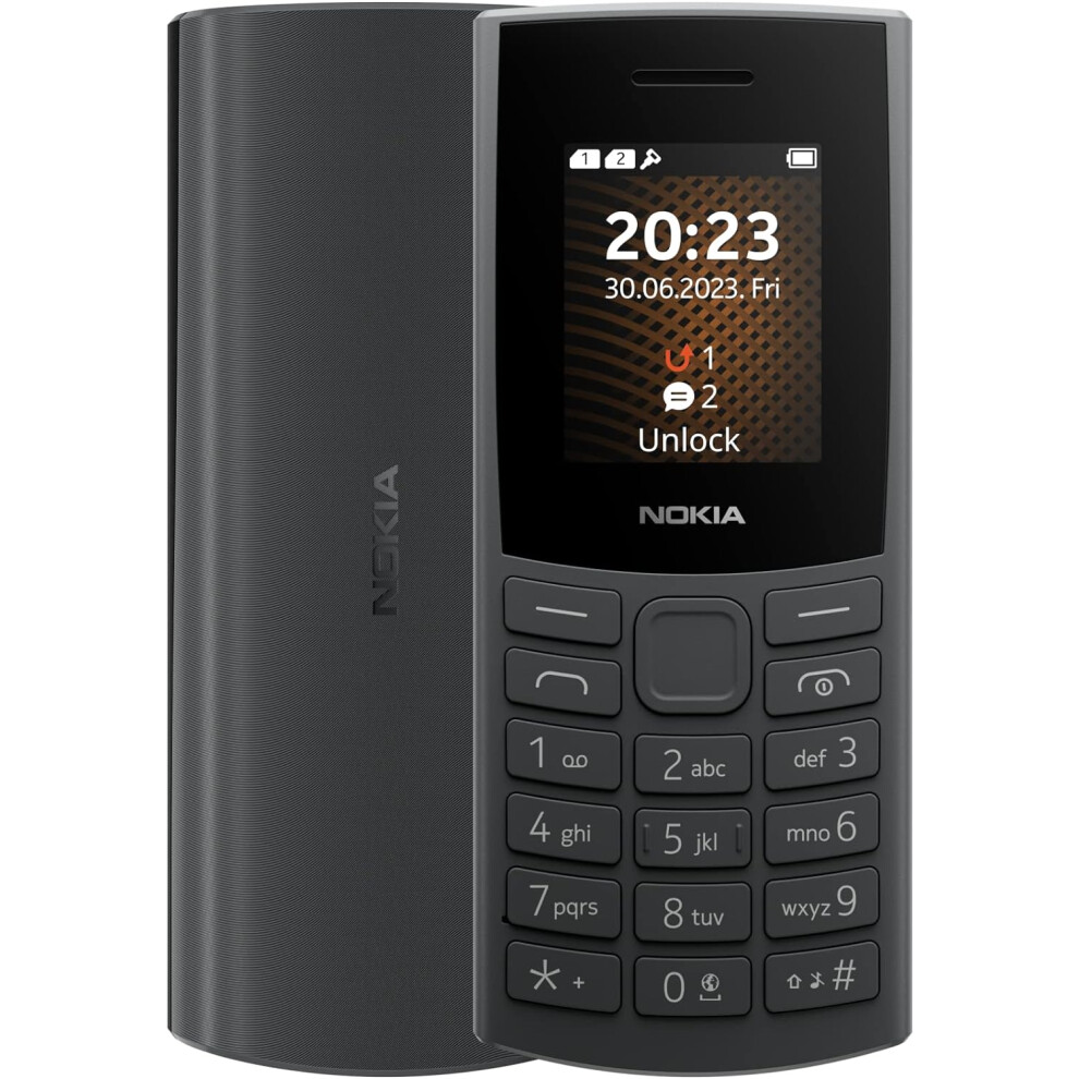 Nokia 105 Ta-1546 4G Dual Sim (Black) Black