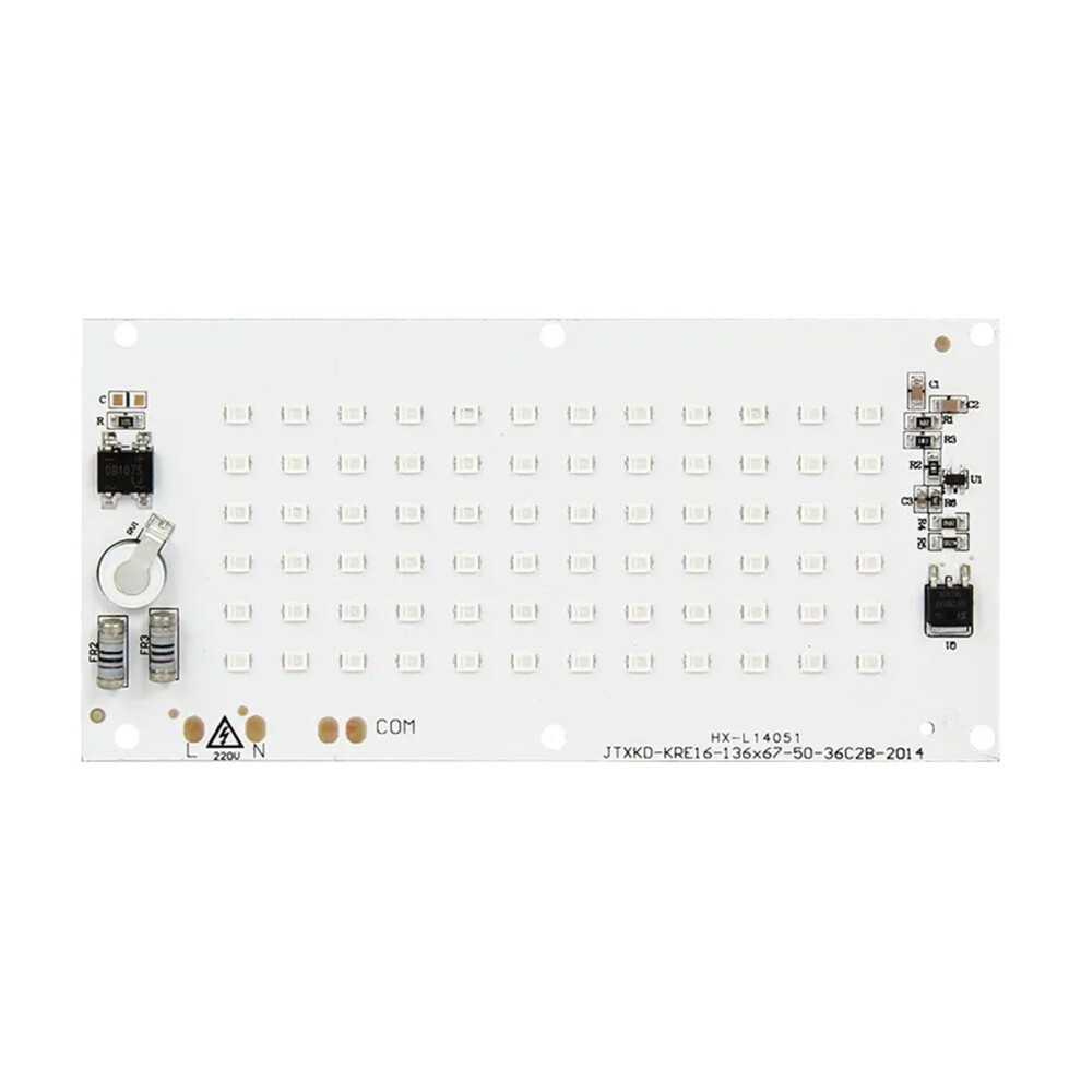 Uv Lamp, Uv Gel Curing Lamps 395 Nm For Repairing Circuit Boards, Shadowless Adhesive, Epoxy Resin, 3D Printing, Uv Light Source Board (405 Nm, 50W) 9119770191168