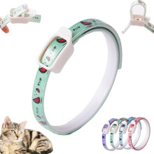 Longlasting Flea Tick Protection Collar for Dogs Natural Repellent (Green)