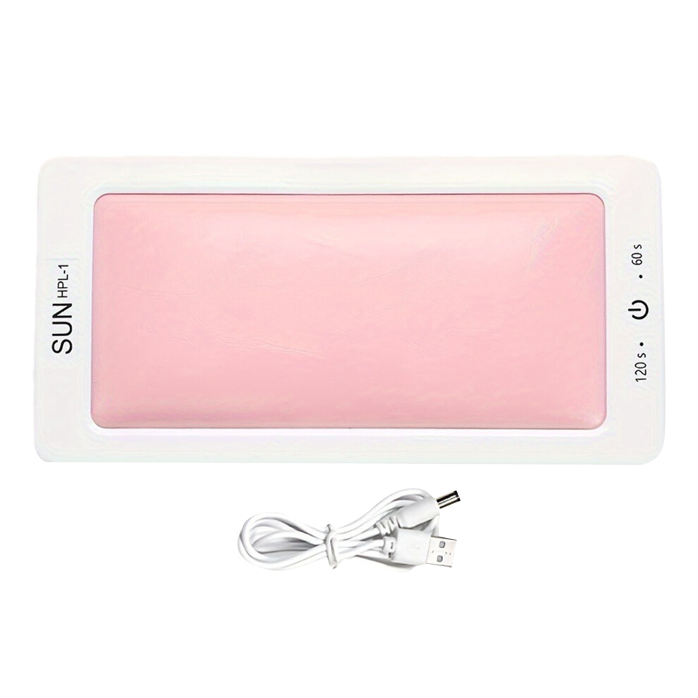 2in1 Manicures Armrest Cushions UV/LED Nail Lamp Pu Nail-Pink