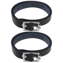 Pack of 2 Leather Riding Straps Leather Spur Straps Adjustable Stainless Steel Buckle Spur Straps for Riding Competitions Daily Training