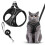 Breathable Cat Harness Set, Escape Proof Reflective, Adjustable with Lead (S) 1
