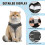 Breathable Cat Harness Set, Escape Proof Reflective, Adjustable with Lead (S) 3