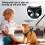 Breathable Cat Harness Set, Escape Proof Reflective, Adjustable with Lead (S) 5