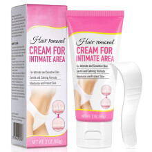 Intimate Hair Removal Cream for Women, Quick and Effective, Moisturizes Skin