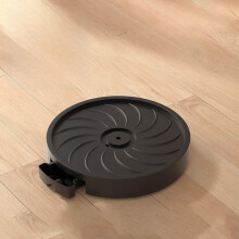 Flower Pot Caddy With Swivel Casters And Water Storage Box, 33 Cm Plant Roller Tray Drainage Hole, IndoorOutdoor Black