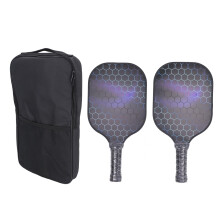 Wasserabweisende Schlägerhülle für Pickleball-Schläger, Canvas-Abdeckung mit Reißverschluss und Polsterung | Leichte Halterung für längliche