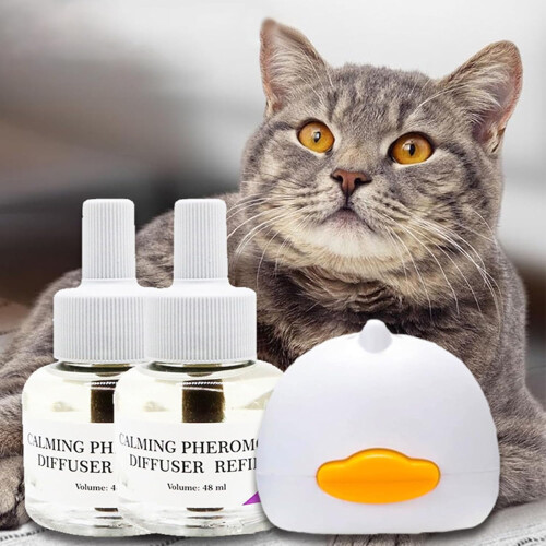 Cat Soothing Diffuser, Heating Behavior Support for Veterinary Visits, Kittens  96 ml 1