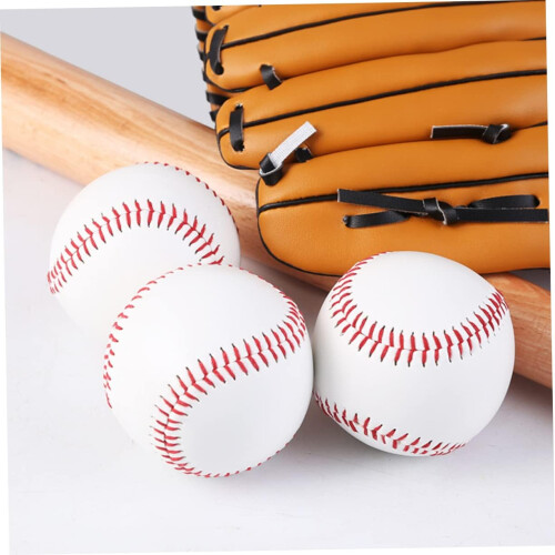 4 Pcs Training Throw Ball Practice Baseball Bounce Ball 2