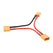 Loddefri design med stor strømstøtte XT60-kabel parallell batterikontakt spenningsdelingsforlengelsesadapter for RCD-fly med høy bøyningsmotstand