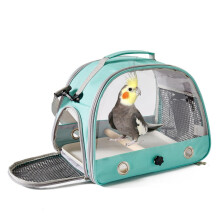 Vogel Transport Box Portable Parrot Travel Carrier for Budgies, Macaws (33*24*26cm, Green)