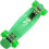 Maple Cruiser Skateboard, Truck, Flash  Wheels, Colourful Pattern 2