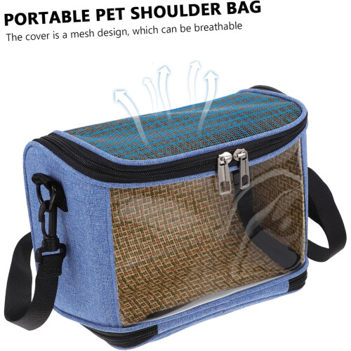 Bird Carrier Oxford Fabric Blue 2