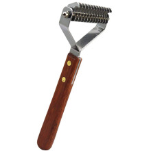 Coat King 14 Blades Pet Rake Professional Pet Dematting Comb Grooming Stripping Tool for Dogs and Cats 2.44 Inch 1 Piece