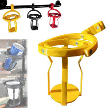 Gyroscopic Cup Holder SelfLeveling 360Degree Rotating AntiSpill ClipOn for Trucks Boats Bicycles Motorcycles Yellow