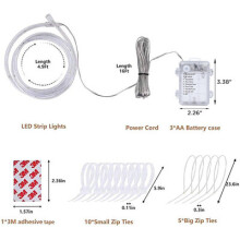 Luci a LED per canestro da basket, luce a LED per cerchio di basket con telecomando e 17 opzioni di cambio colore, illuminazione super luminosa e
