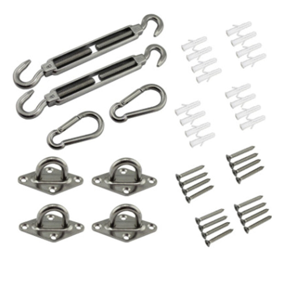 Rectangle For Sun Shade Sail Hardware Kit 304-Correct 6Mm Set 7754001006754