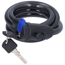 Candado para bicicleta, cable de seguridad de acero trenzado de alta resistencia con soporte de montaje, candado antirrobo para bicicleta para uso en