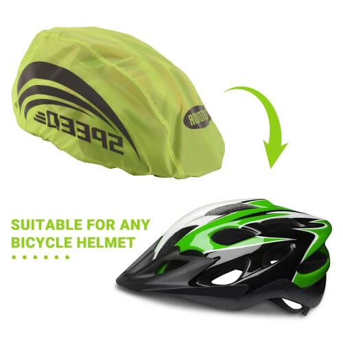 Bicycle Helmet Cover: Waterproof, Windproof & Durable, Compact Storage for Easy Accessibility 1