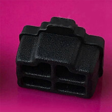 (Black) 100 Stück schwarze RJ45-Luftanschluss-Dust-Cover-Cap-Protector-Stecker für Ethernet-Hub-Port RJ45-Schnittstelle Dust Plug
