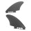 1 paar Surf Fin Surfbrett Fin Aufblasbare 6