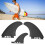 3-teiliges Surf-Finnen-Set, flexibel, stabil, 12