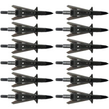 3 pieces / 6 pieces / 12 pieces Killzone Broadheads 2blade 100g Arrowheads Recurve Compound Bow Hunting and Target silver 3pcs