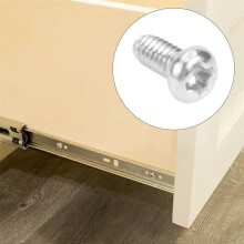 (silver) 60 Stück M2 x 4mm 304 Edelstahl Rundkopfschrauben Bolzen