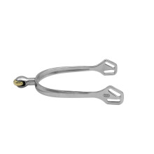 Sprenger Horse Spurs Ultra Fit Comfort Roller Super Soft I Riding Spurs Stainless Steel Rustproof 25 mm Rounded