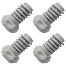 4er-Pack DC61-03128A Trocknerausgleichsfuß ersetzt 2692286 AP5324682 PS4206963 Ausgleichsfuße
