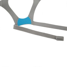 (Gray) 3 Pack Ersatzkappen für Gurtbänder für F20 Vollgesichtsmaske, elastisches weiches Kopfband