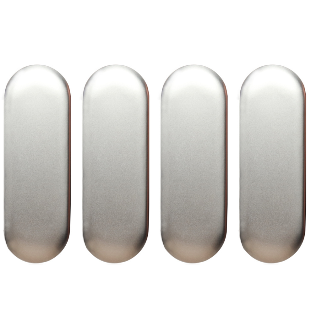 Eyelash Extension Makeup Tool Organizer, Empty Rectangular Tin Box for Professional Eyebrow Razors (4PCS)