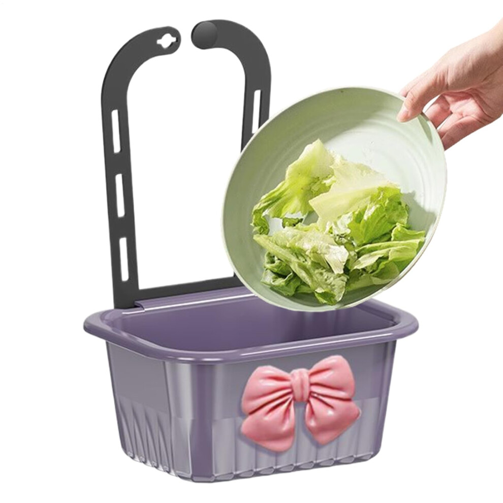 Sink Strainer Basket Faucetmounted Waste Filter For Food Waste Leftovers Purple Kitchen Organizer 9119770193599