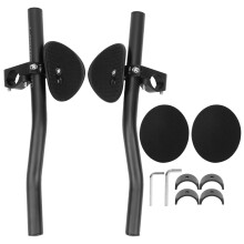 Adjustable Aero Handlebar Ergonomic Rest For Road Mountain Bikes Unique Design With Split Structure Easy Installation Multi Angle Adjustments Wide App