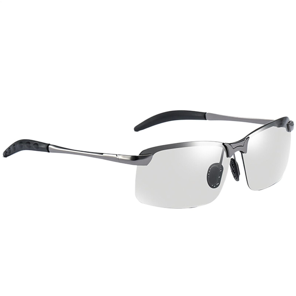 Transition Safety Glasses Photochromic Unisex Uv400 Polarized Antiglare For Driving Fishing Cycling Golf White 9001264355357