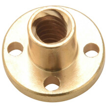 (Silver) 300Mm 8Mm T8-Gewindespindelset Gewindespindel + Kupfermutter + Kupplung + Lagerblock für 3D-Drucker