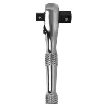 (3/8in 1/2in, Silver) 72-Zahn-Ratschensteckschlüssel Mini 1/4-Zoll 3/8-Zoll Doppelendiger Drehmomentschlüssel Stange Schraubendreher