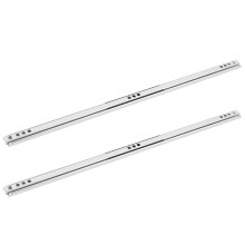 Kogellagergeleiders voor meubelen, 400 mm koudgewalste stalen ladegeleiders, tweeweggeleiders voor gereedschapskasten, soepel glijdend en duurzaam.