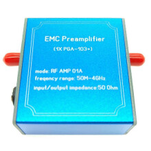 (Blue) 50M-4GHz LNA,-103 + EMC Magnetfeldsonde Preamplifier AMP