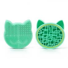 Eagróir Scuab Cosmaideach, Ceap Glantacháin Gairmiúil 2in1 le Glantóir Scuab Smididh Silicone le haghaidh Taistil (Dearadh Éadrom)