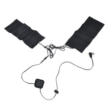 Varmepute med justerbar temperatur, elektrisk varmeklut for vinterklær, USB-varmepute vanntett sammenleggbar design