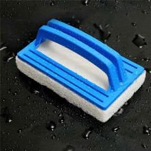 (Blue White) 2er Pack Hand-Pool-Schrubber, Schrubb-Schwammkissen für Reinigung in Küche, Badezimmer
