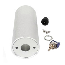 (Silver) 390-Motor-Handbohrer Echter Aluminiumlegierungselektrobohrerschale Mini-Mikro-Handbohrer Metallschale